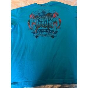 Vintage Y2K Graphic Print South Pole T-shirt Size 6XL skater‎ grunge hipster